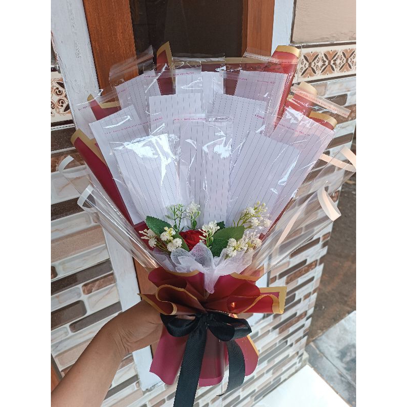 buket uang (10 lembar) kosongan/MONEY BUCKET/READY