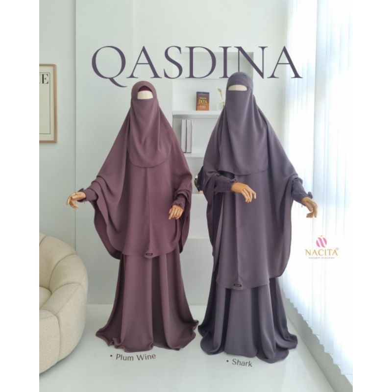 GAMIS SET QASDINA BY NACITA | GAMIS SET SYAR'I | DRESS SYAR'I