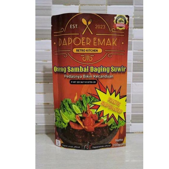 

Oseng Sambal Daging Suir