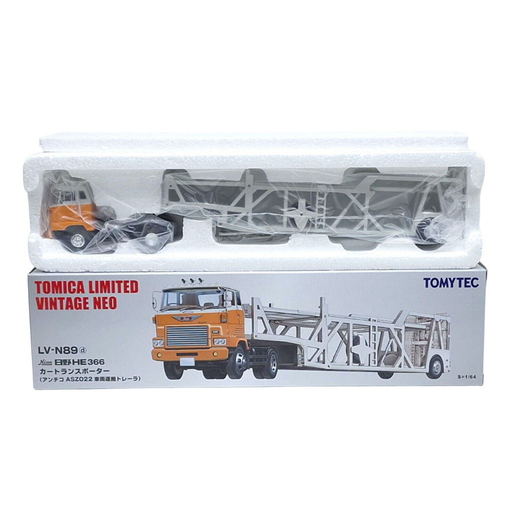 LV-N89d The Hino HE366 Transporter Antico Tomica Limited Vintage Neo