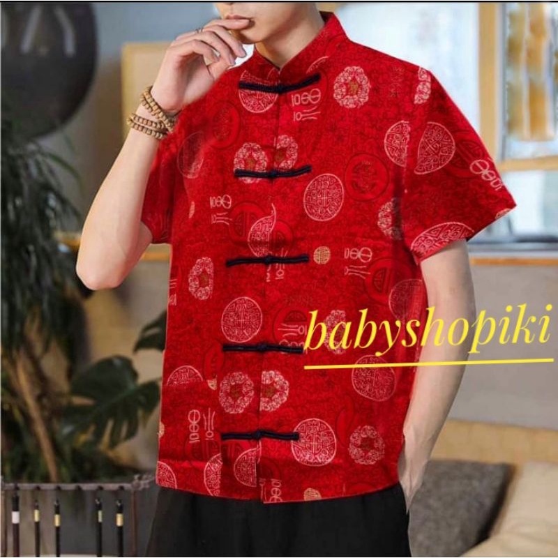 BAJU IMLEK | Kemeja Cheongsam Pria