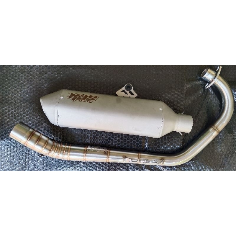 Knalpot KTM 3v KJS original set leheran bending stenlis