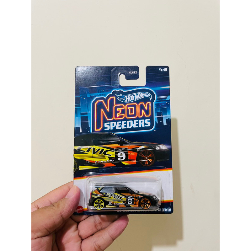 hotwheels neon speeders 99 honda civic type R EK9