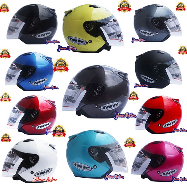 HELM / INK HELM / INK / HELM INK CENTRO JET SOLID ORIGINAL POLOS TERBARU