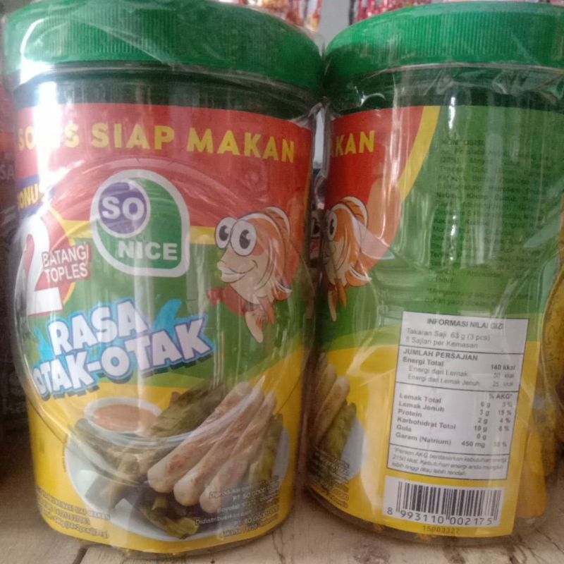 

Sosis so nice toples otak otak isi 26pcs