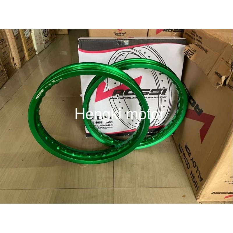 velg Rossi ring 14 uk140/160 warna hijau(harga sepasang)