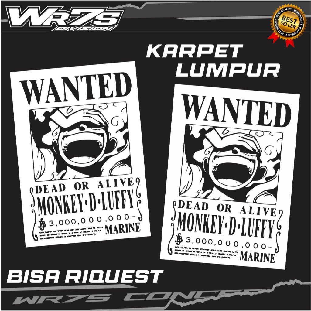 JUAL KARPET LUMPUR VARIASI PICK-UP PENAHAN LUMPUR KEPET EBEK KARET LUMPUR DAN STICKER UKURAN L300