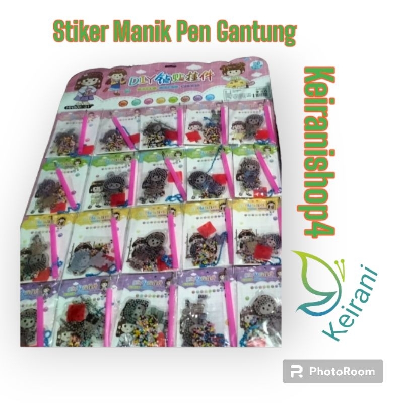 

Diamond Painting. DIY Mainan Stiker Manik Pen Gantung/Stiker gantungan aksesoris. Mainan anak viral bikin anteng