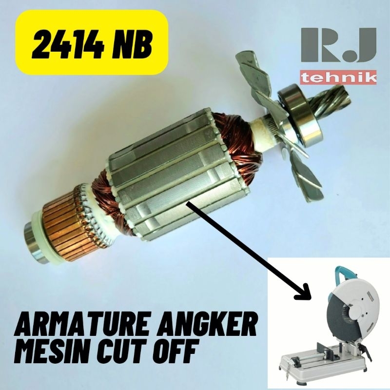 Makita 2414 NB Armature Angker Gergaji Cut Off 14 inch 2414
