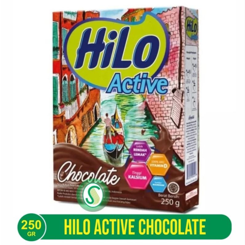 

Hilo Active Chocolate 250gr - Susu Tinggi Kalsium Rendah Lemak