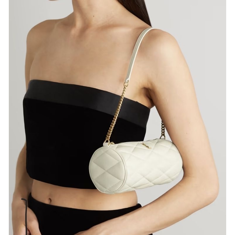 Tas YSL Saint Laurent Sade Mini Tube Shoulder Bag lengkap barcode