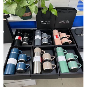 Promo tajirz6Z0l ELDE 1 -  TERMOS VACUM FLASK GIFT BOX HAMPERS 500ml // TUMBLER BOTOL MINUM SET // t