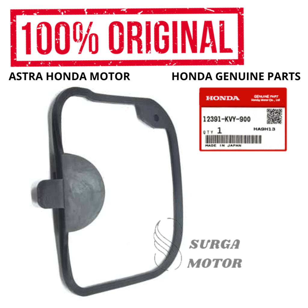 Karet Seal Gasket Head Cylinder Tutup Cover Mesin BeAT Karbu KVY Original Honda AHM 12391-KVY-900 sc