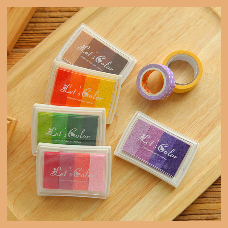 

LET'S COLOR GRADIENT PIGMENT INK PAD - STAMP PAD - BANTALAN TINTA STEMPEL GRADASI
