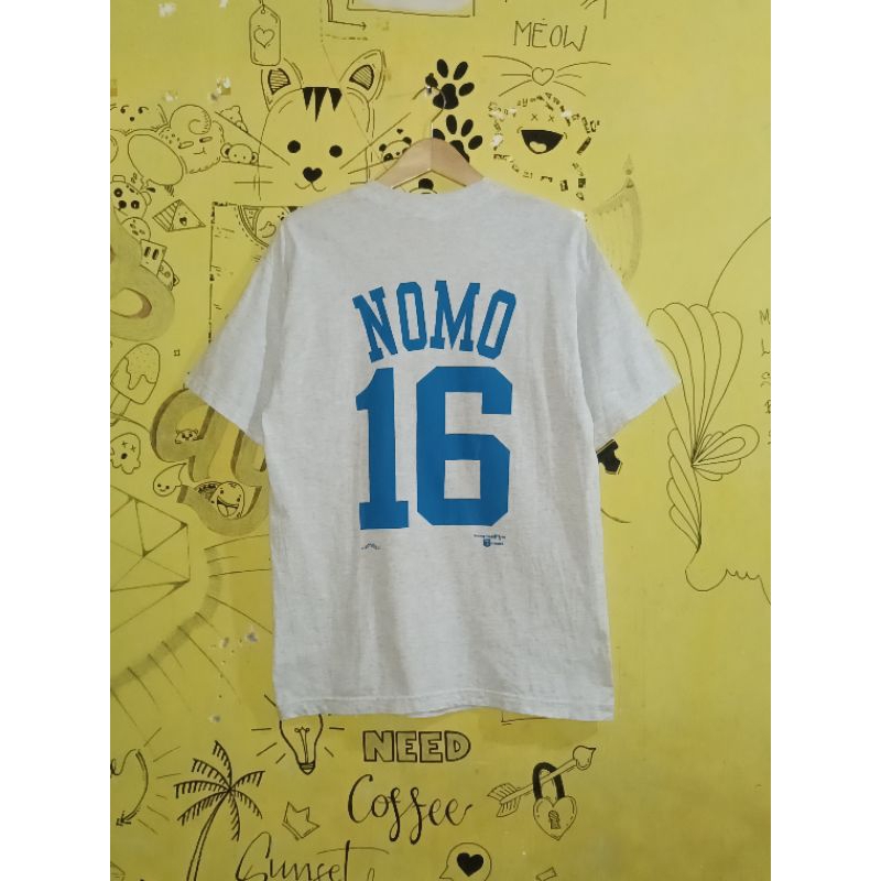 Kaos Vintage 1995 MLB Dodgers Nomo