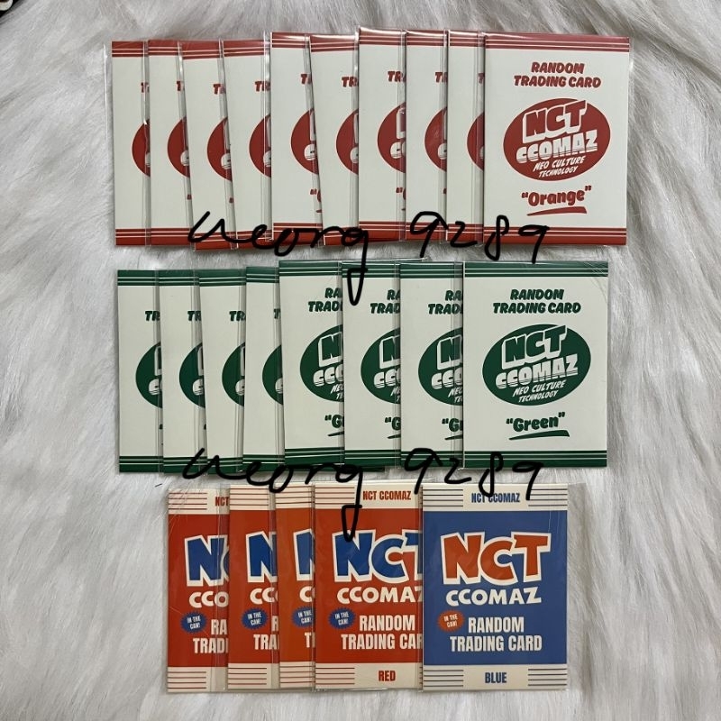 NCT CComaz Random Trading Card Blue Red Green Orange (sealed) TC R1 R2 NCT 127 Dream Wayv Sungtaro