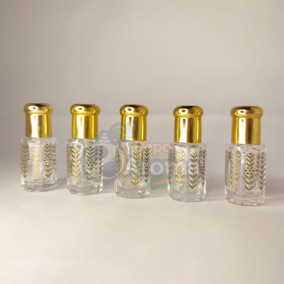 5.5 SALE Botol Parfum Tola Padi Mushroom Cap 3 ml 1 Lusin
