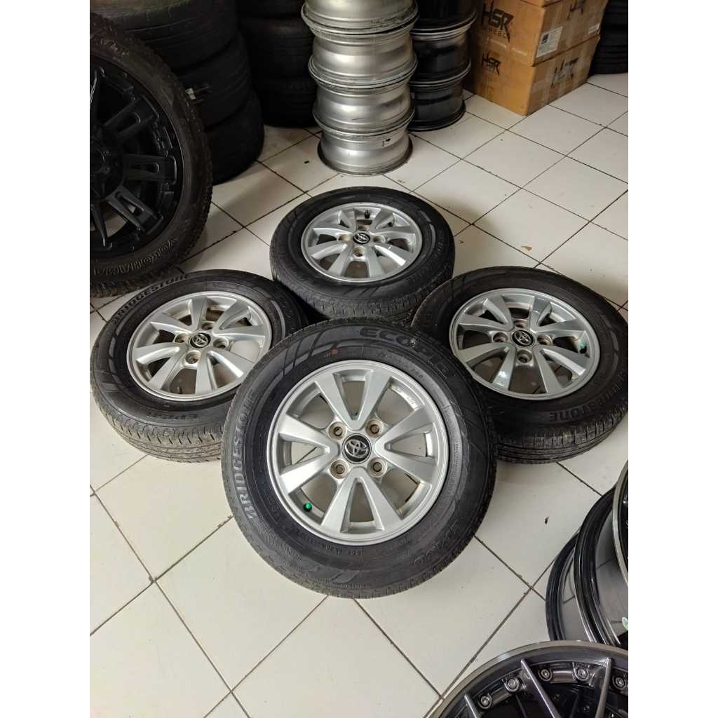 velg mobil bekas OEM AVANZA ring 14 pcd 4x114,3 plus ban bonusan