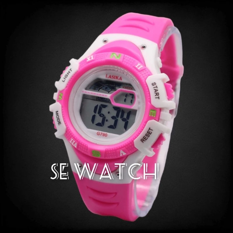 JAM TANGAN ANAK CEWEK/COWOK LASIKA ORIGINAL ANTI AIR 790