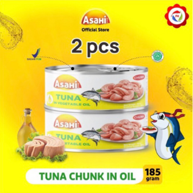 

Asahi Tuna Chunk In Oil 185gr - Twinpack