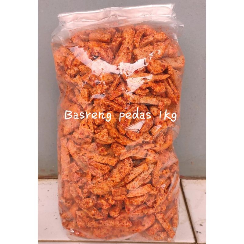 

Stik Basreng Pedas Extra 1 kg Pedas Gurih