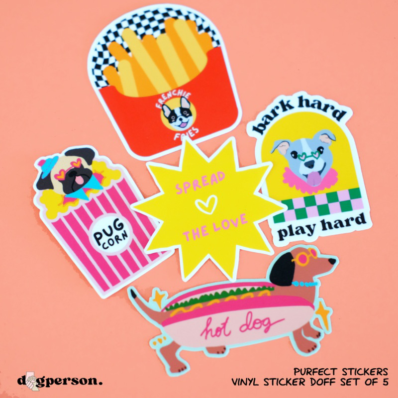 

Purfect Stickers set of 5