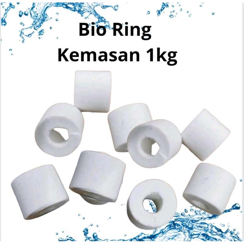 Media Filter Keramik Bio Ring 900gr Size Medium