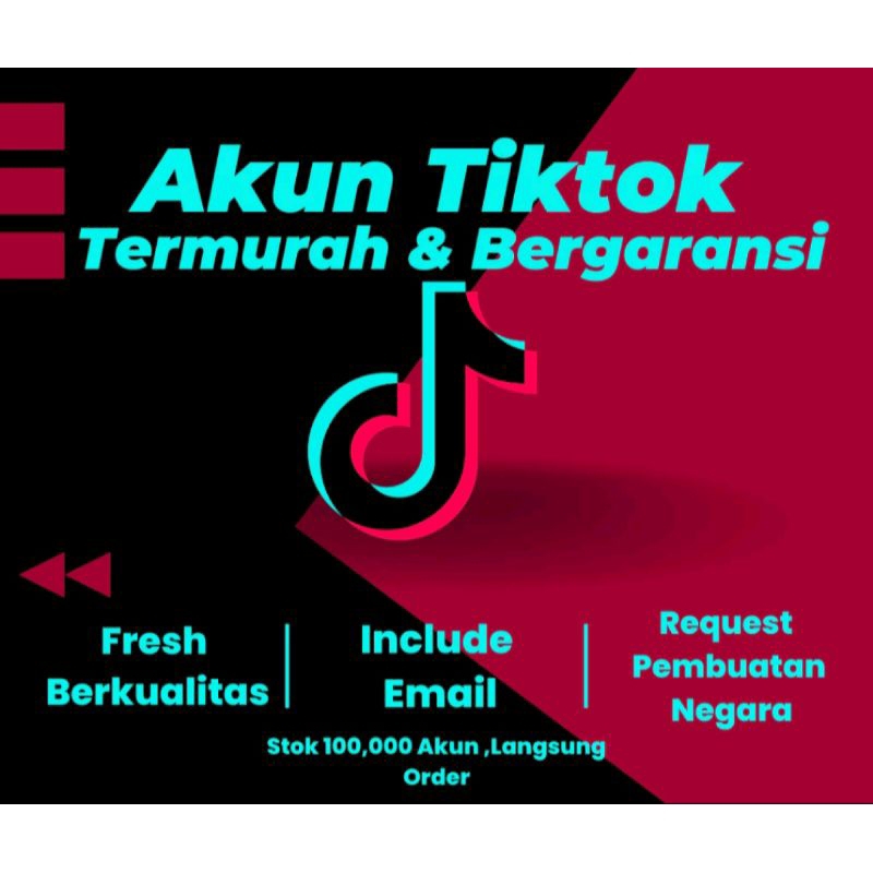 Akun Tiktok Fresh Include Email Aman
