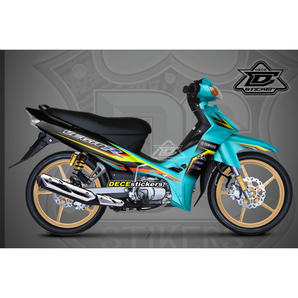 DECAL VEGA R NEW STRIPING VEGA R NEW STRIPING TRANSPARAN VEGA R NEW