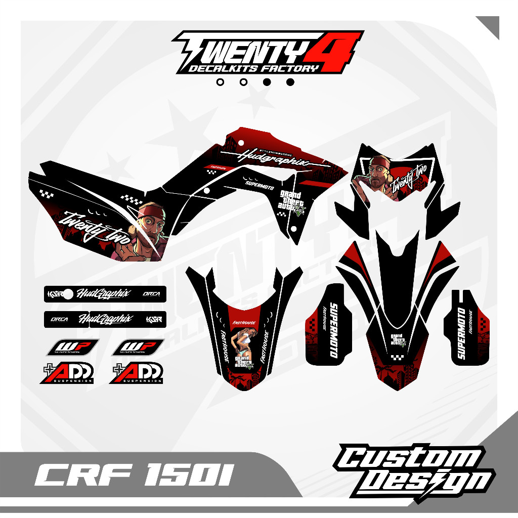 Decal Stiker Crf 150l Custom Design