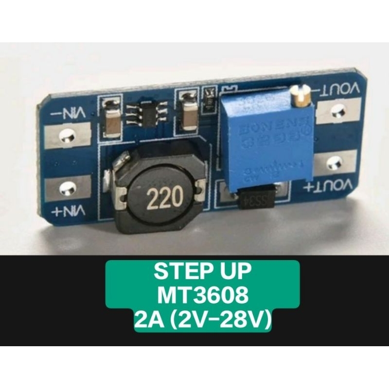 Kit Modul Step Up MT3608 2A Stepup DC MT 3608 Module