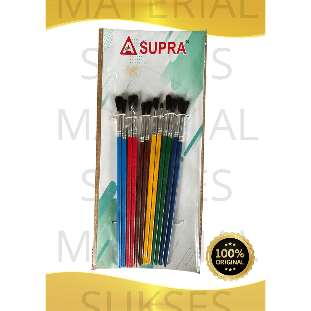 

KUAS LUKIS WARNA 6 INCH / KUAS CAT WARNA / KUAS CAT AIR