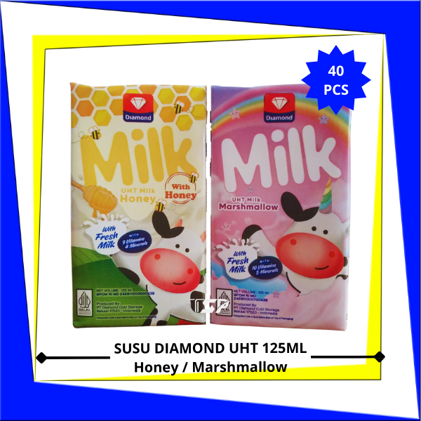 

Susu Diamond UHT Honey / Marshmallow 125ml x 40 pcs (1 Karton)