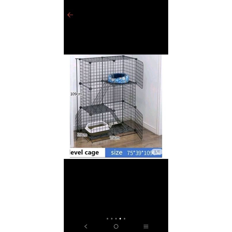 PROMO KANDANG PANEL KUCING ANJING KELINCI SUSUN 3 TINGKAT 2