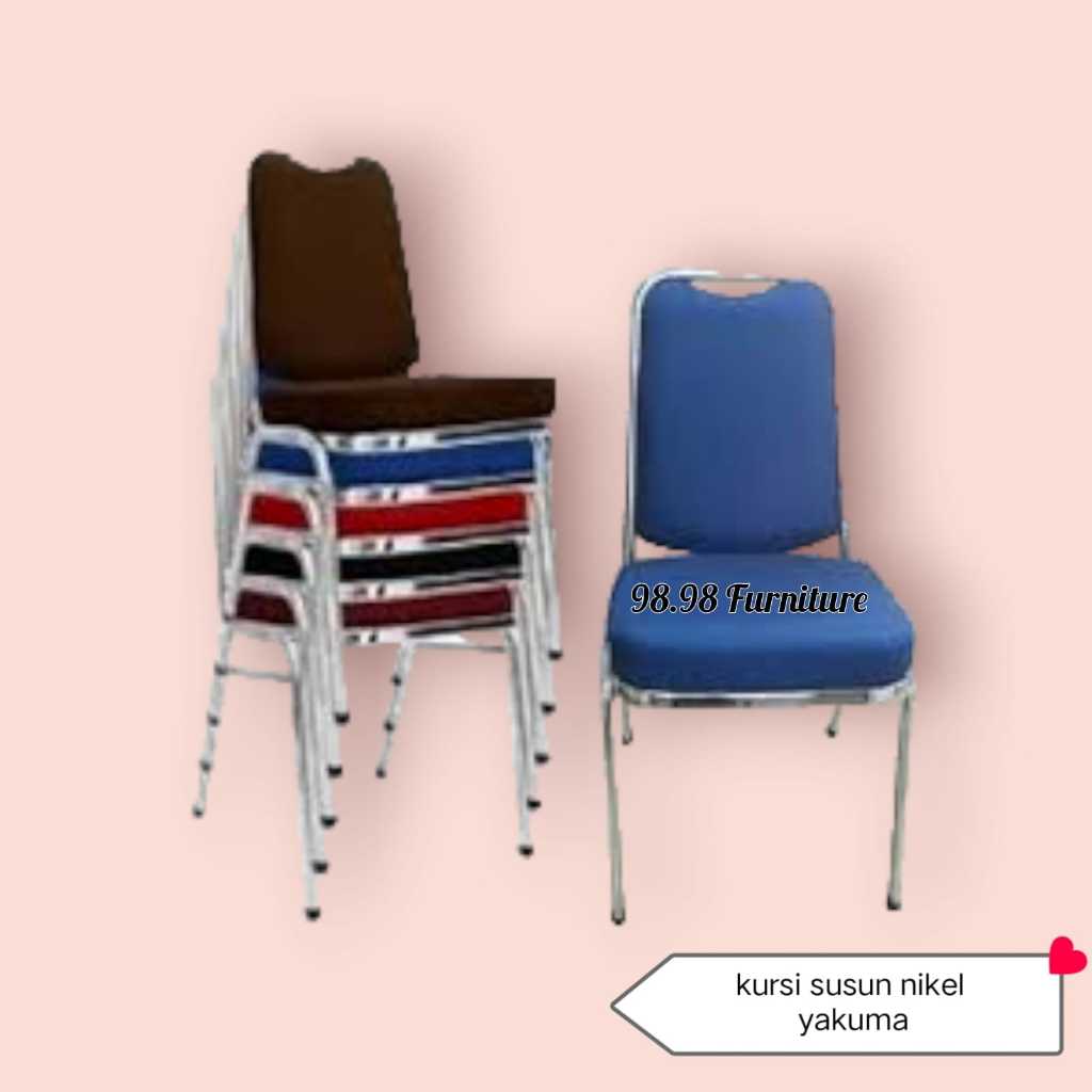 Kursi Susun kantor -  Kursi Tumpuk - Kursi Bangku Hajatan