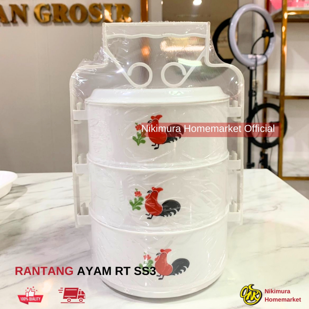 Rantang Plastik Ayam Jago RT-SS3