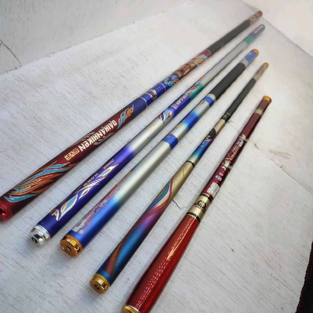 Joran Tegek Daihan Series Kagura, Hiken, Vulgar, Nagano 360,450cm Carbon ringan