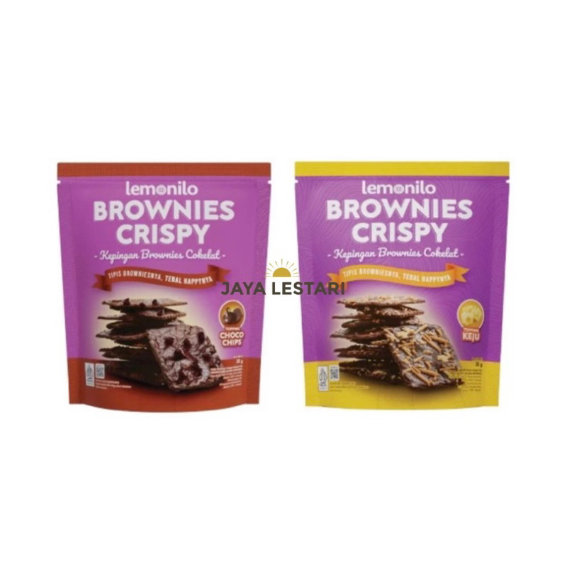 

Lemonilo Brownies Crispy (+-35g) (3 Varian Rasa)