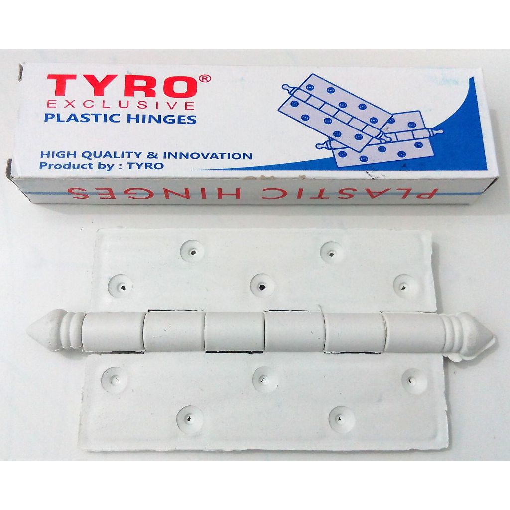 Engsel pintu plastik kamar mandi PVC TYRO putih