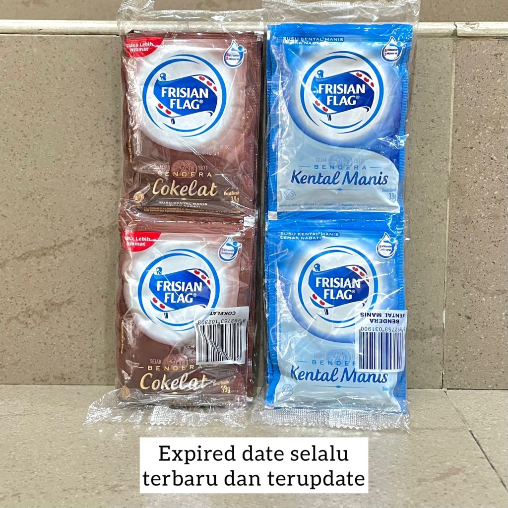 

SUSU BENDERA Kental Manis Sachet 38 gram (1 renceng)