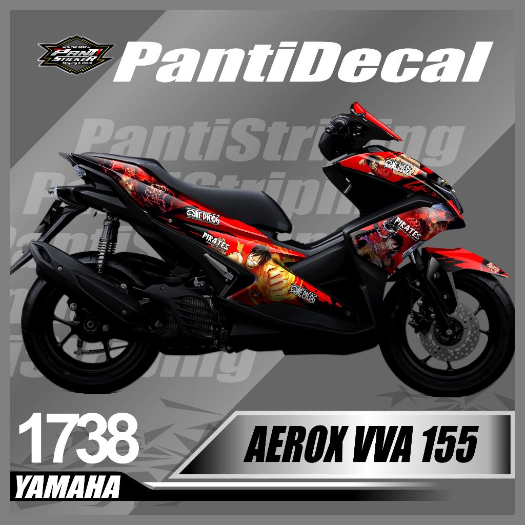 BISA COD Decal Sticker Yamaha Aerox Vva 155 New Fullbody Decal stiker Aerox new / stiker Aerox full 