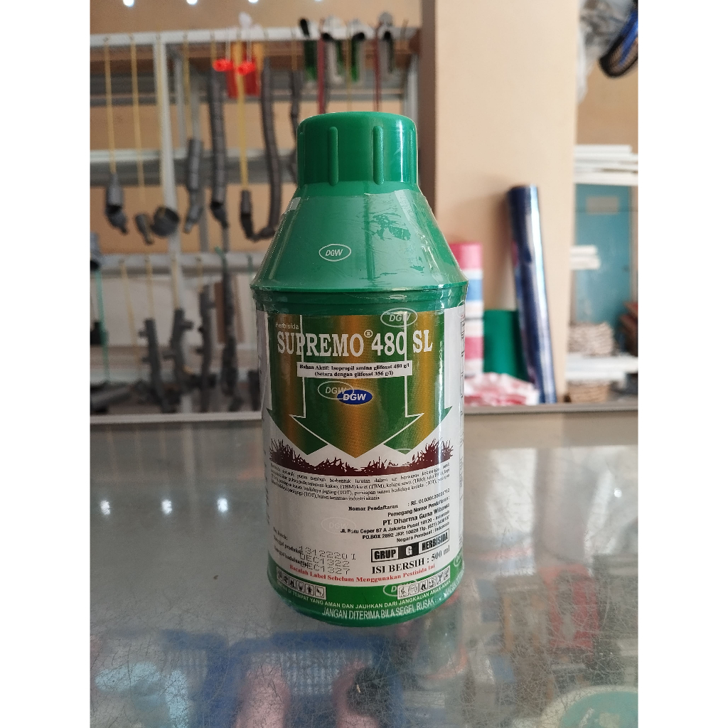Supremo 500ml Herbisida Sistemik Obat Racun Rumput Gulma 480sl