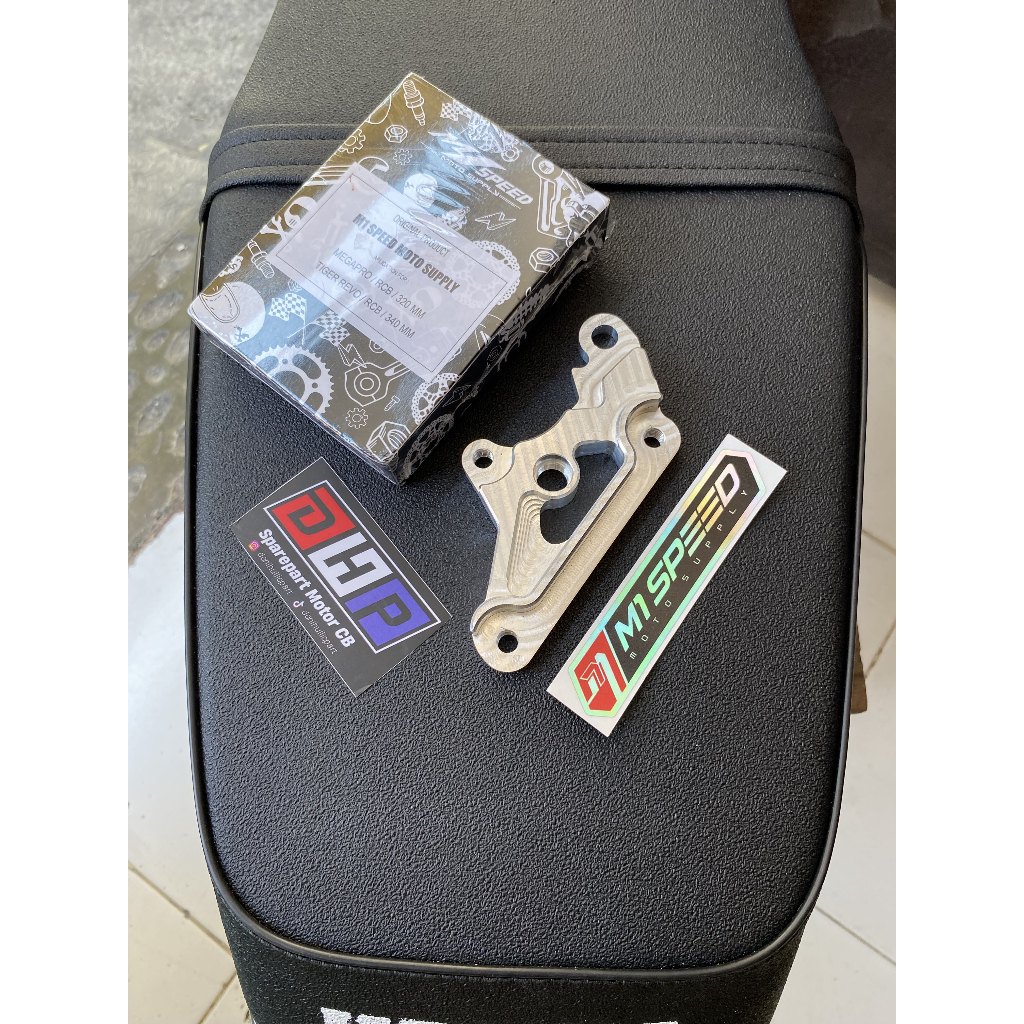 Breket kaliper Shock tiger revo disc 300 kaliper RCB - Nissin samurai 2P - kaliper standar tiger & m