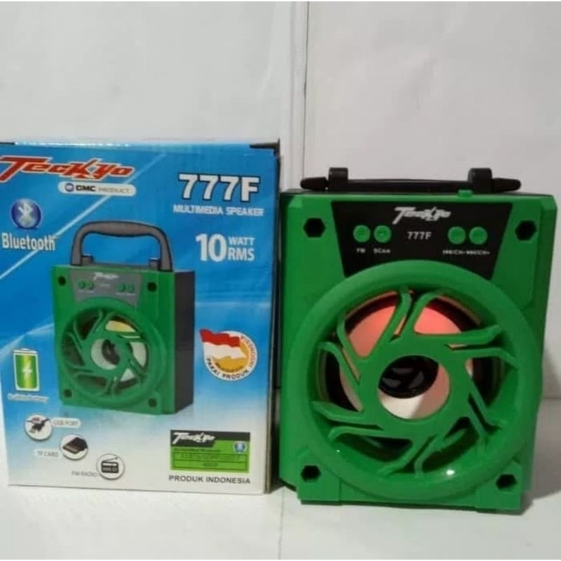 Speaker Bluetooth Portable Teckyo 777F GMC