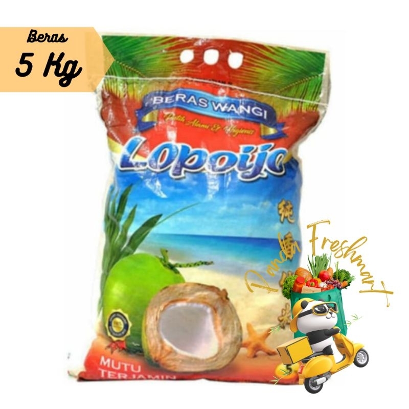 

Beras Lopo Ijo 5Kg Beras Wangi Pulen