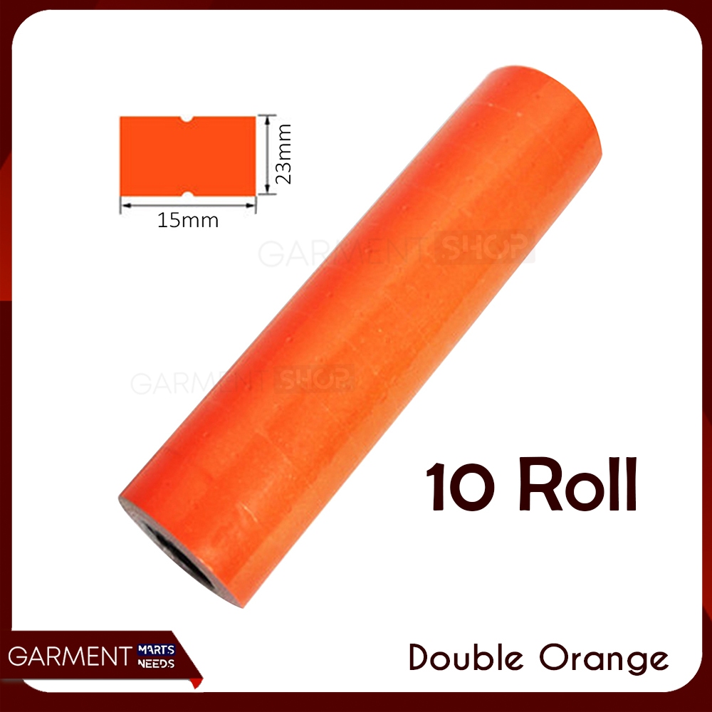 

10KLBWN - ISI LABEL HARGA ALAT PRICE LABELLER REFILL REFIL 2 BARIS WARNA - WARNI ISI 10PCS