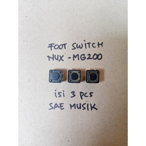 foot switch swit nux mg200 mg-200 mg 200 isi 3pcs