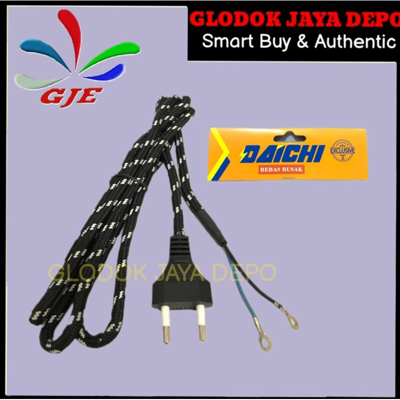 CABLE KABEL SETRIKA MIYAKO ORIGINAL HITAM BELANG