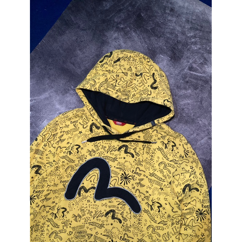 Hoodie Evisu Full Print