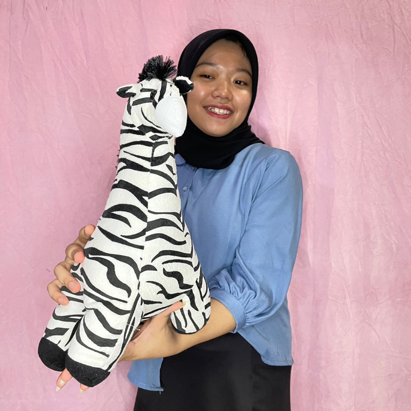 BONEKA ZEBRA L/ Mainan Anak Lucu Zebra/ Boneka Edukasi Anak Zebra